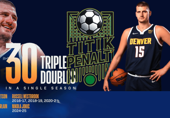 Nikola Jokić Catat Sejarah Pemain Ke-4 NBA dengan 30+ Triple-Double dalam Satu Musim!