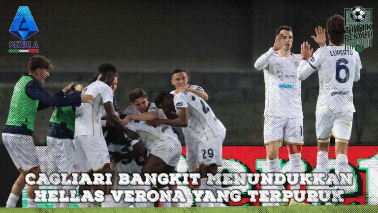 Cagliari Bangkit Menundukkan Hellas Verona yang Terpuruk