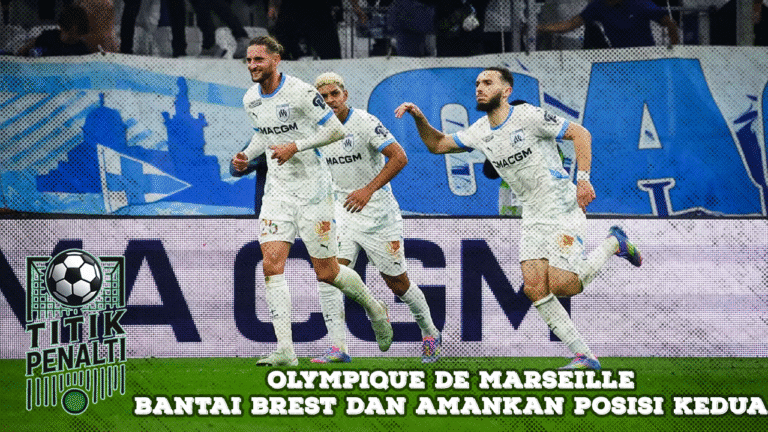 Olympique de Marseille Bantai Brest dan Amankan Posisi Kedua