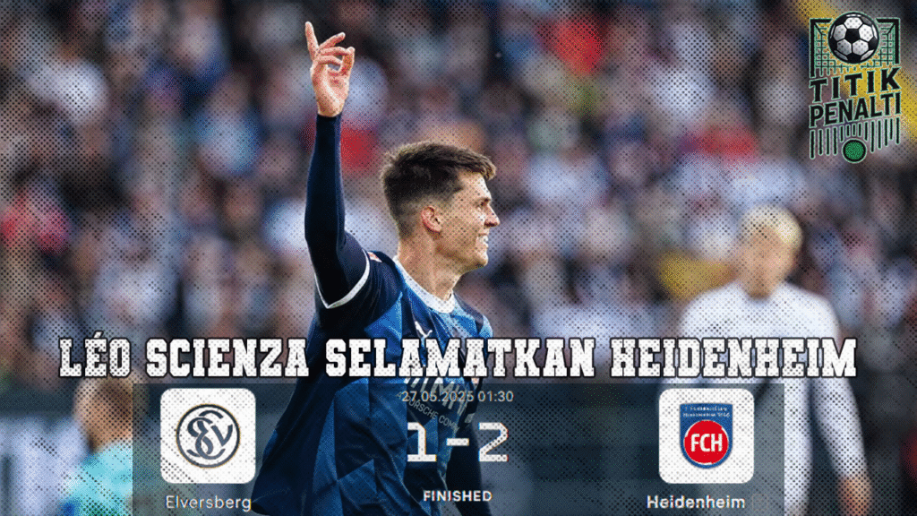 Léo Scienza Selamatkan Heidenheim dari Jurang Degradasi Bundesliga