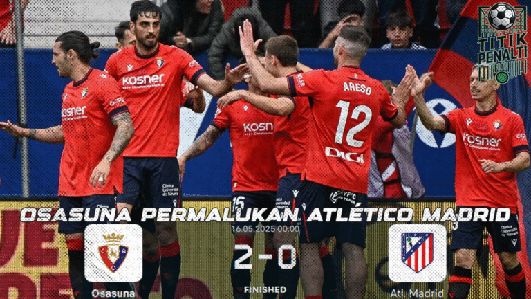 Osasuna Permalukan Atletico Demi Tiket Eropa, Gol Budimir Bikin Simeone Tak Berkutik
