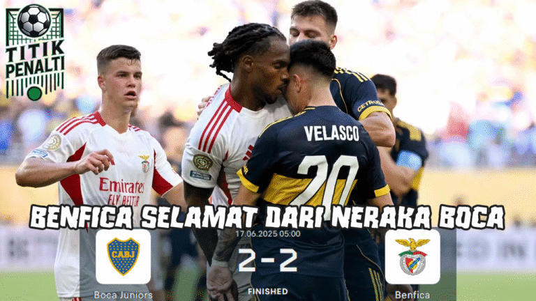Benfica Selamat dari Neraka Boca Comeback Epik 10 vs 10 di Miami