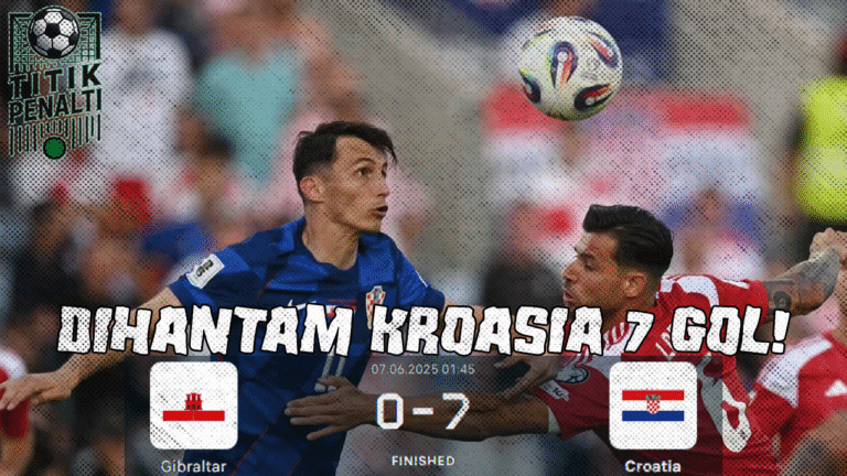 Dihantam Kroasia 7 Gol Gibraltar Kian Terpuruk di Dasar Klasemen
