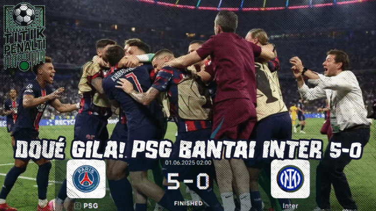 Doué Gila! PSG Bantai Inter 5-0 dan Cetak Sejarah Eropa yang Menggemparkan