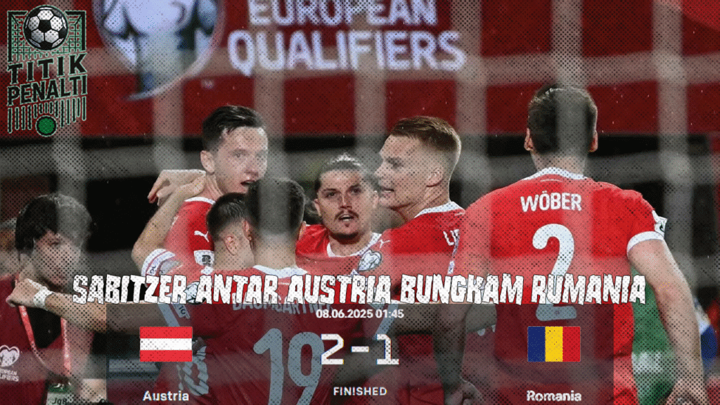 Kapten Menyala Gol Ciamik Sabitzer Antar Austria Bungkam Rumania di Laga Perdana Kualifikasi Piala Dunia