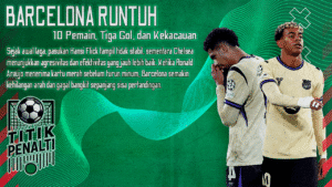 Barcelona Runtuh di London 10 Pemain, Tiga Gol, dan Kekacauan di Stamford Bridge