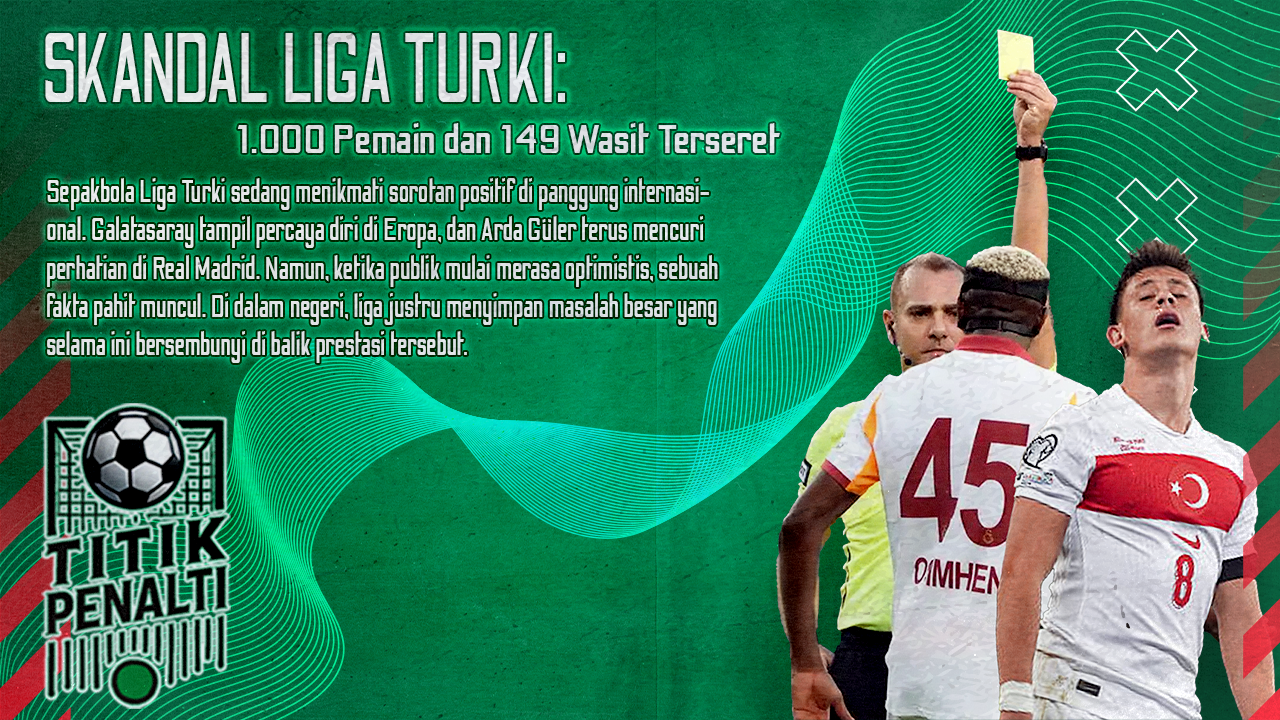 Tsunami Judi Mengguncang Liga Turki 1.000 Pemain dan 149 Wasit Terseret Skandal Terbesar Sepanjang Sejarah