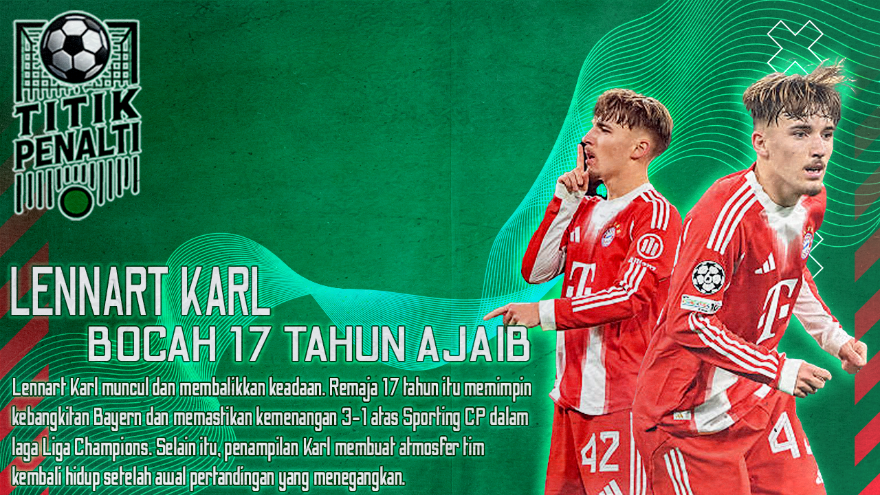 Bocah 17 Tahun yang Bikin Bayern Selamat! Lennart Karl Pecahkan Rekor Liga Champions & Bikin Kompany Tercengang