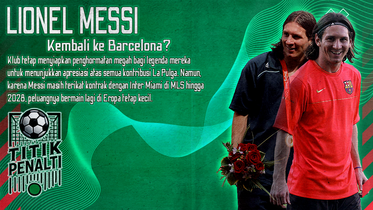 Lionel Messi Bakal Kembali ke Barcelona Klub Pasang Batas, Tapi Penghormatan Megah Siap Digelar