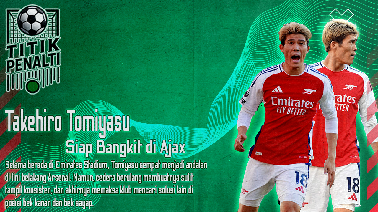 Takehiro Tomiyasu Tinggalkan Arsenal, Siap Bangkit di Ajax Setelah Cedera Panjang